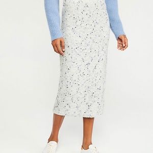 Ann Taylor Midi Knit Pencil Skirt NWT - size L